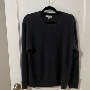 Madewell Waffleknit Cashmere Crewneck Sweater
